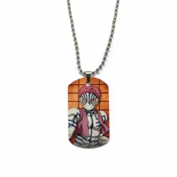 Demon Slayer Kimets Anime double-sided full color printed military brand necklace price for 5 pcs