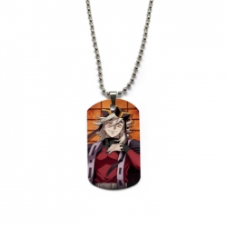 Demon Slayer Kimets Anime double-sided full color printed military brand necklace price for 5 pcs