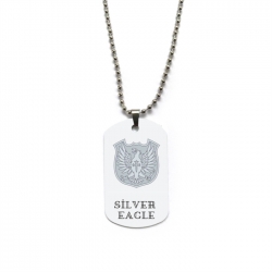 Black Clover Anime double-sided full color printed military brand necklace price for 5 pcs