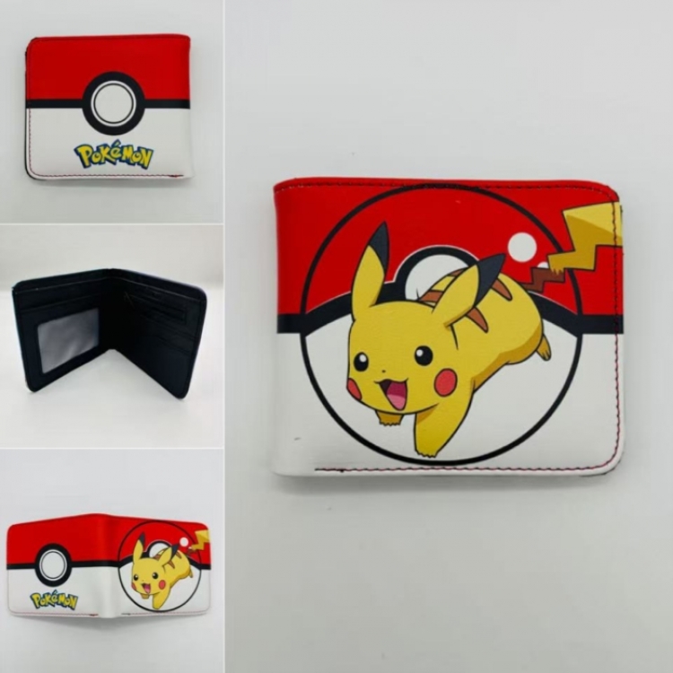 Pokemon Full color Two fold short card case wallet 11X9.5CM  