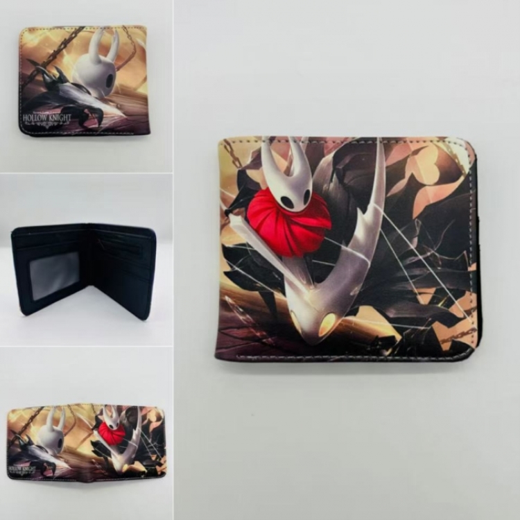 The Hollow Knight  Full color Two fold short card case wallet 11X9.5CM