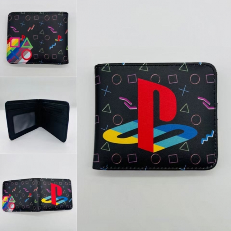 GamePad Full color Two fold short card case wallet 11X9.5CM  