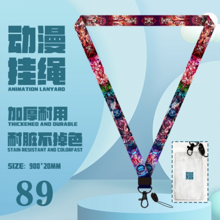 Hazbin Hotel Animation peripheral long hanging rope 900x20mm price for 5 pcs