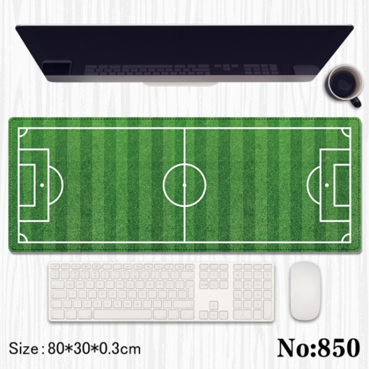 Football Anime peripheral computer mouse pad office desk pad multifunctional pad 80X30X0.3cm