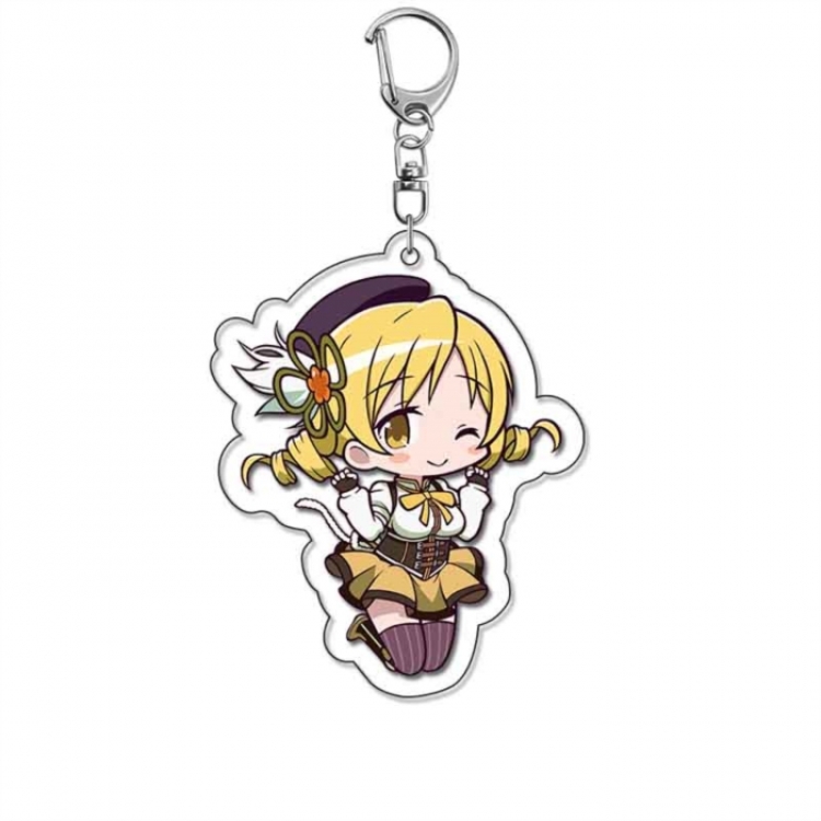 Magical Girl Madoka of the Magus Anime Acrylic Keychain Charm price for 5 pcs