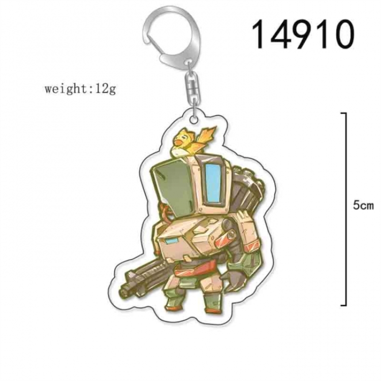 Overwatch Anime Acrylic Keychain Charm price for 5 pcs
