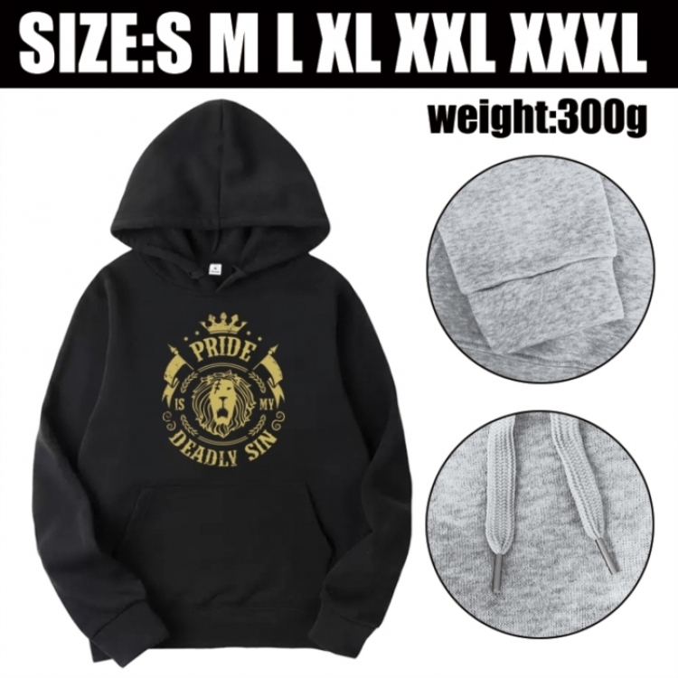 The Seven Deadly Sins Anime printed hooded sweatshirt top from S to 3XL