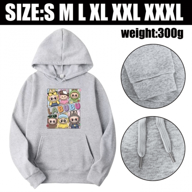 Labubu Anime printed hooded sweatshirt top from S to 3XL