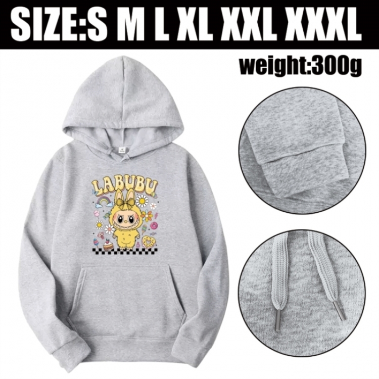 Labubu Anime printed hooded sweatshirt top from S to 3XL