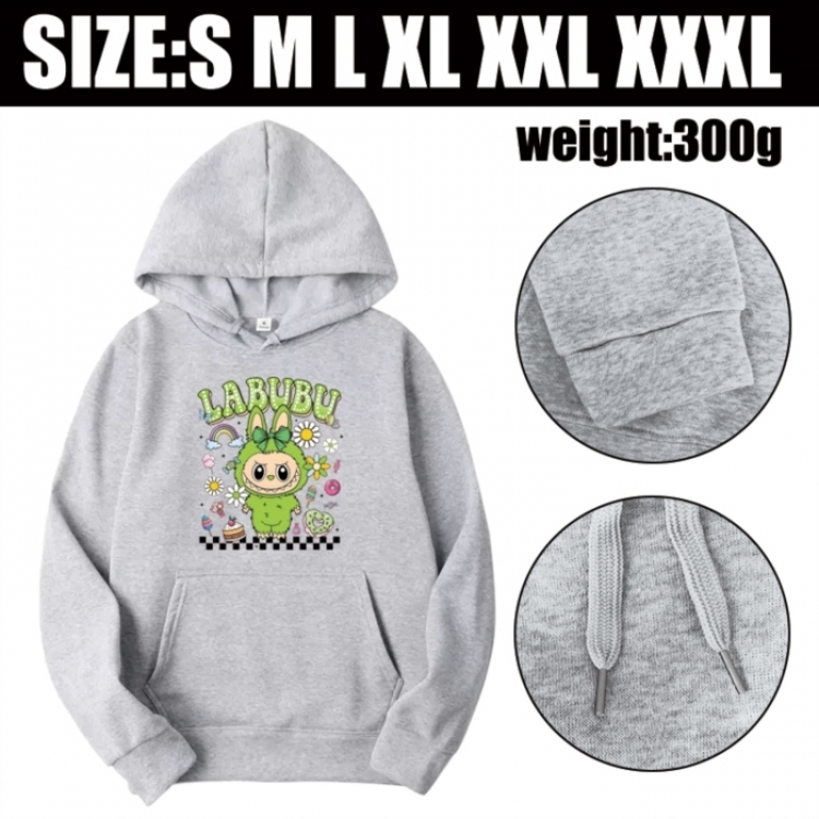 Labubu Anime printed hooded sweatshirt top from S to 3XL