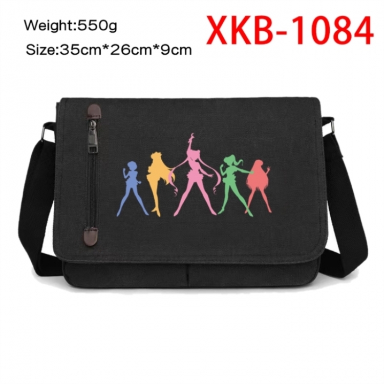sailormoon Anime Retro Canvas Shoulder Bag Crossbody Bag Mailman Bag 35x26x9cm