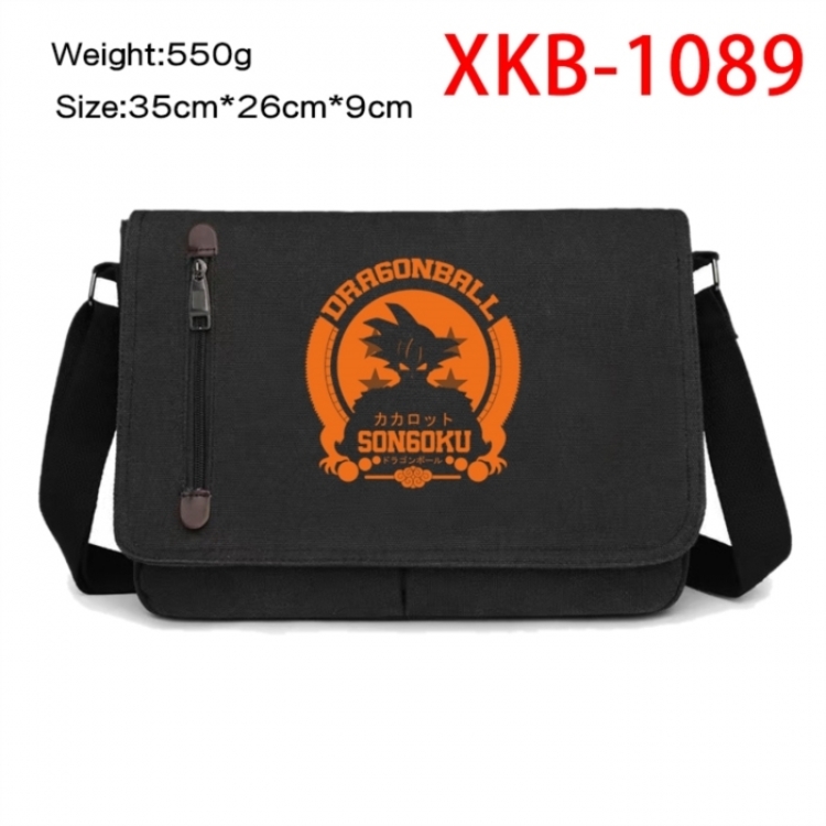 DRAGON BALL Anime Retro Canvas Shoulder Bag Crossbody Bag Mailman Bag 35x26x9cm