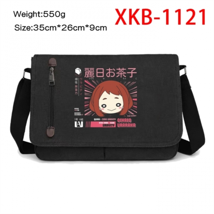 My Hero Academia Anime Retro Canvas Shoulder Bag Crossbody Bag Mailman Bag 35x26x9cm