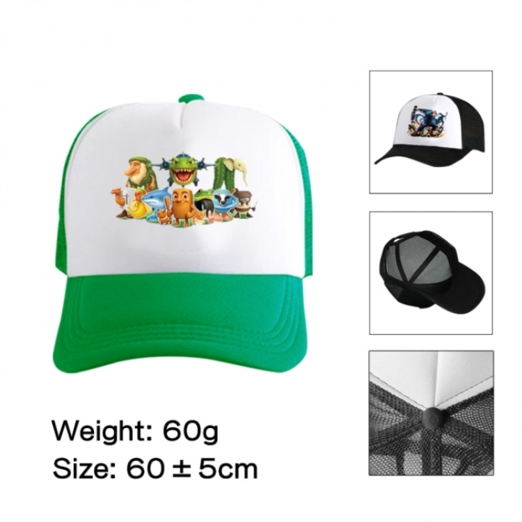 Italian-Brainrot Anime mesh cap peaked cap sun hat 60cm