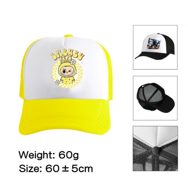 Labubu Anime mesh cap peaked cap sun hat 60cm