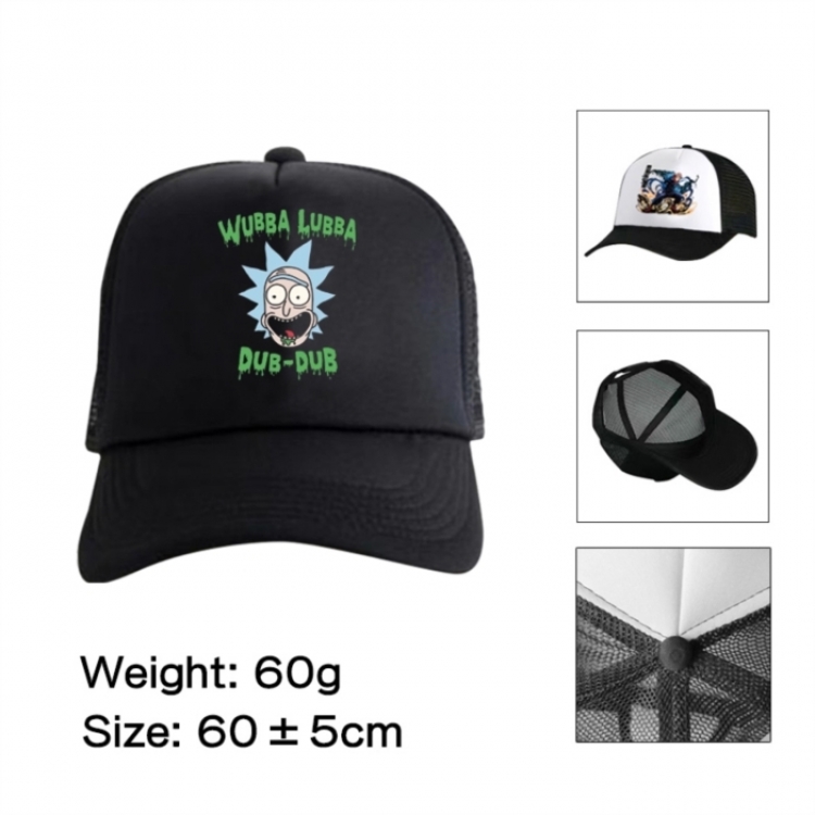 Rick and Morty Anime mesh cap peaked cap sun hat 60cm