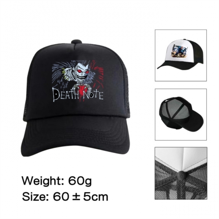Death note Anime mesh cap peaked cap sun hat 60cm
