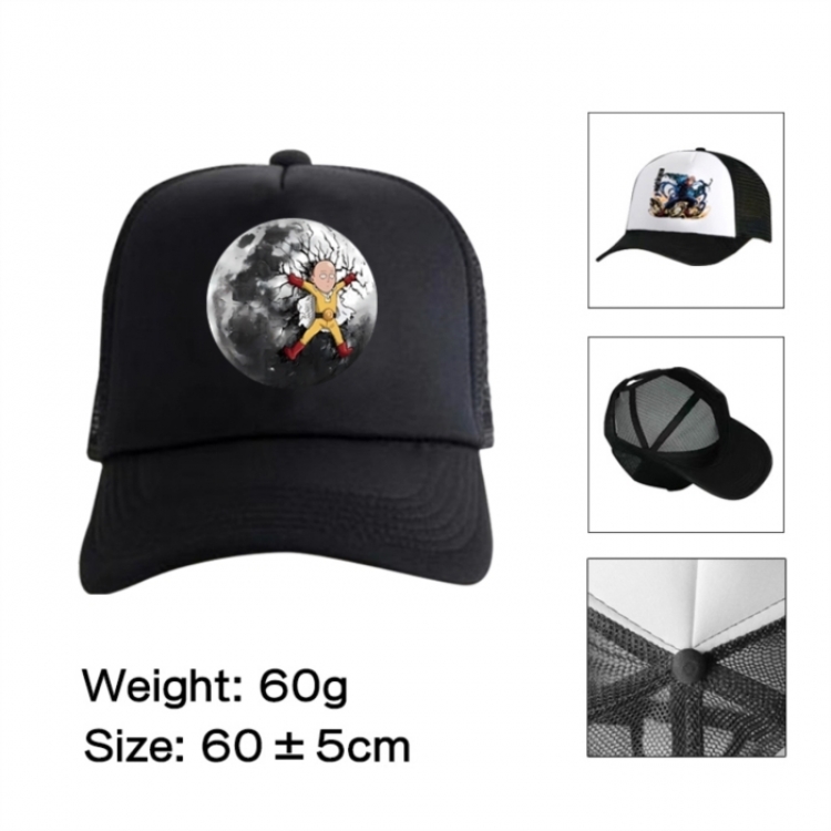 One Punch Man Anime mesh cap peaked cap sun hat 60cm