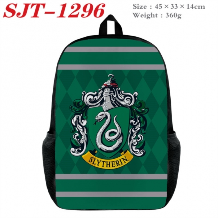 Harry Potter Anime nylon canvas backpack student backpack 45x33x14cm
