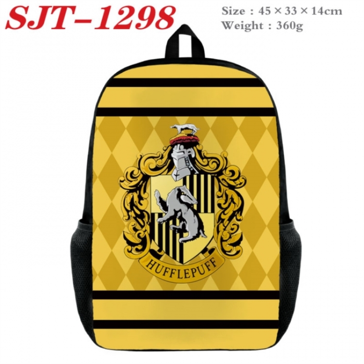 Harry Potter Anime nylon canvas backpack student backpack 45x33x14cm
