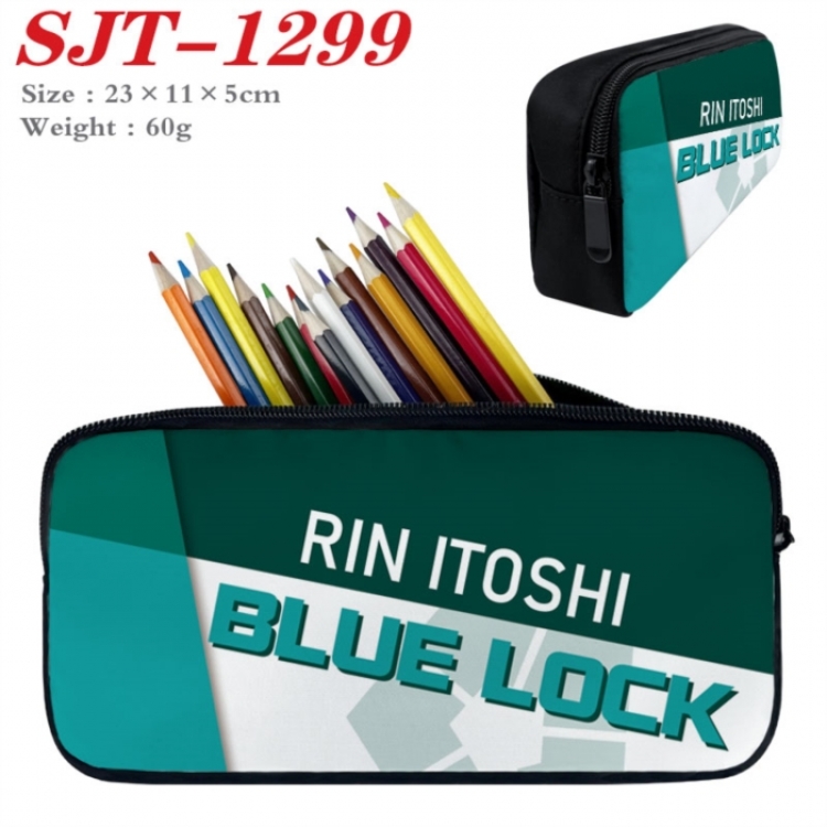 BLUE LOCK Anime nylon student pencil case 23x11x5cm 