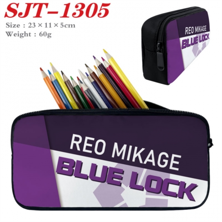 BLUE LOCK Anime nylon student pencil case 23x11x5cm 