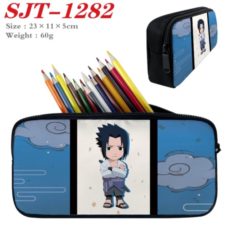 Naruto Anime nylon student pencil case 23x11x5cm 