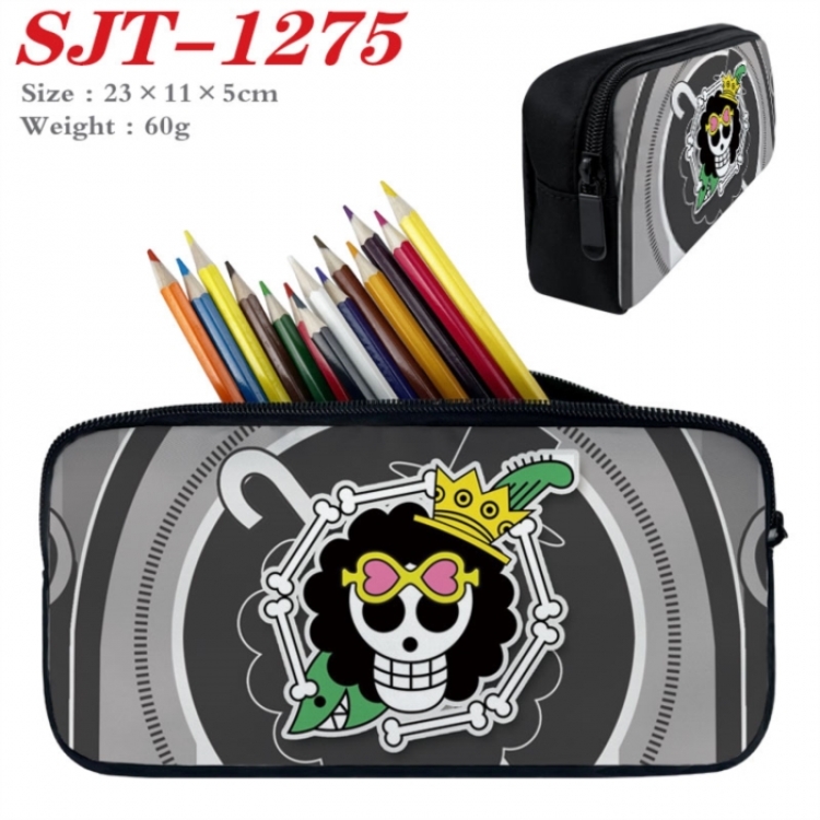 One Piece Anime nylon student pencil case 23x11x5cm 