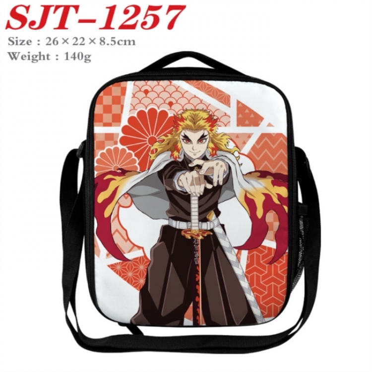 Demon Slayer Kimets Anime Lunch Bag Crossbody Bag 26x22x8.5cm 