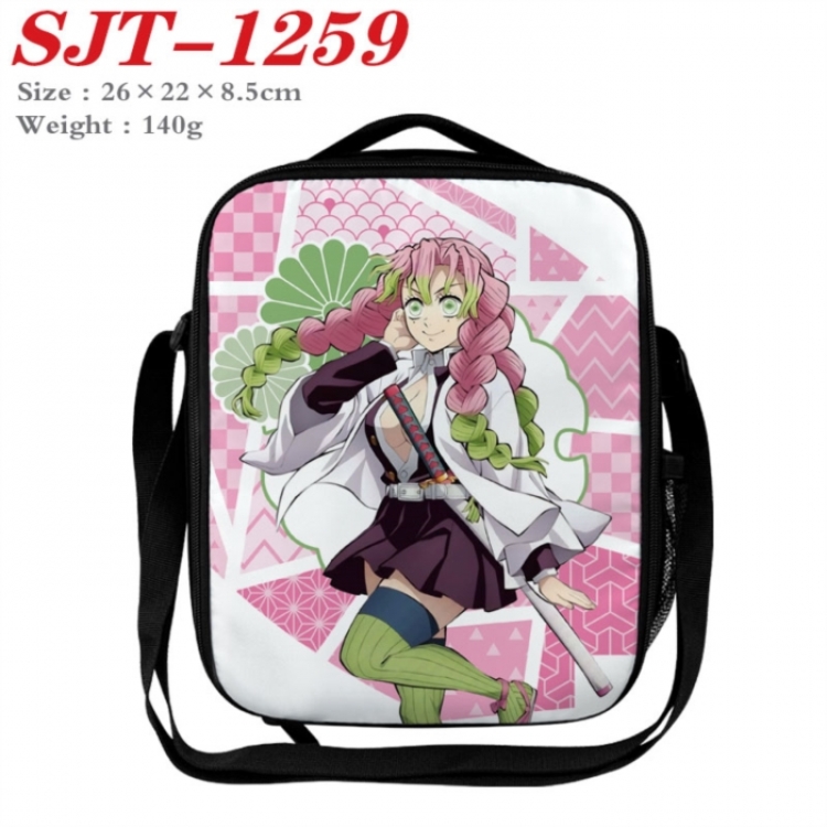 Demon Slayer Kimets Anime Lunch Bag Crossbody Bag 26x22x8.5cm 
