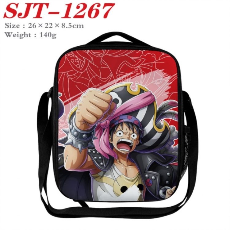 One Piece Anime Lunch Bag Crossbody Bag 26x22x8.5cm 