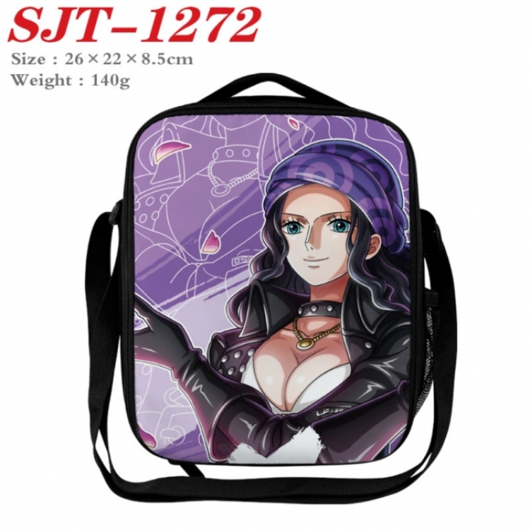 One Piece Anime Lunch Bag Crossbody Bag 26x22x8.5cm 