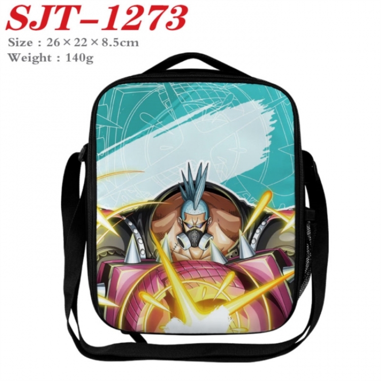 One Piece Anime Lunch Bag Crossbody Bag 26x22x8.5cm 
