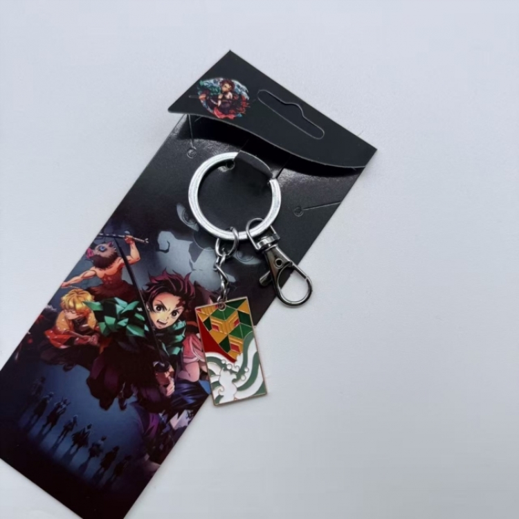 Demon Slayer Kimets Animation metal keychain pendant price for 5 pcs 