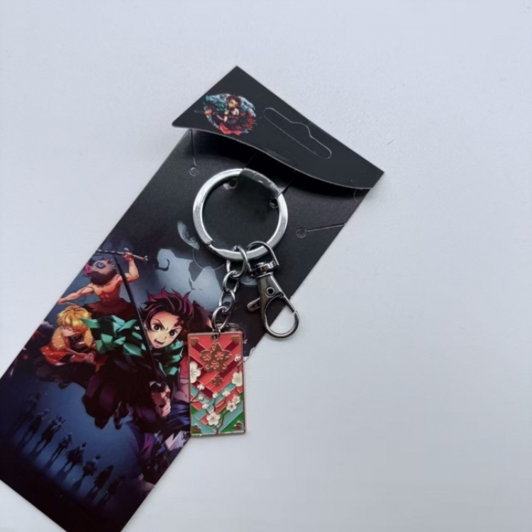 Demon Slayer Kimets Animation metal keychain pendant price for 5 pcs 