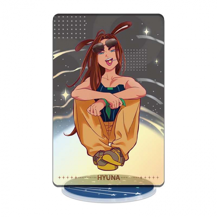 Alien Stage celebrity merchandise acrylic Standing figure Plates Keychain 16CM