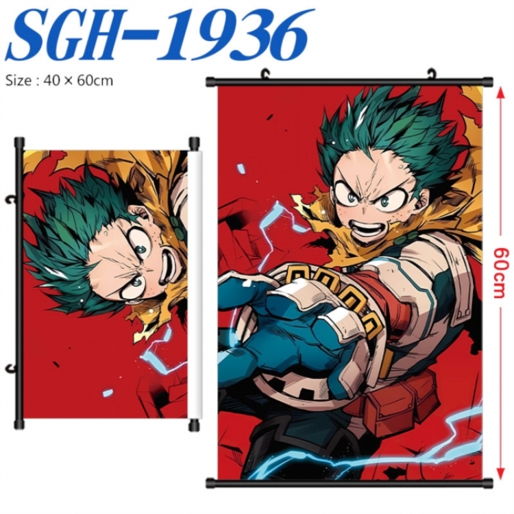 My Hero Academia Anime digital printed pole style hanging picture Wall Scroll 40x60cm