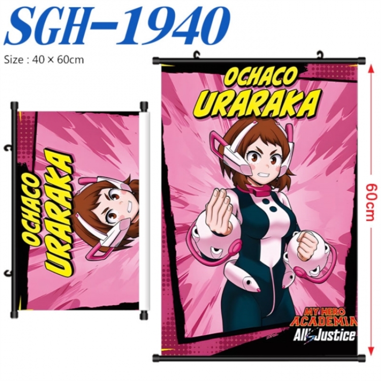 My Hero Academia Anime digital printed pole style hanging picture Wall Scroll 40x60cm