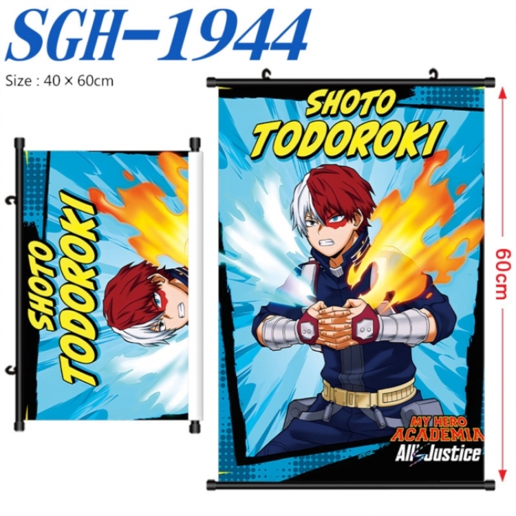 My Hero Academia Anime digital printed pole style hanging picture Wall Scroll 40x60cm