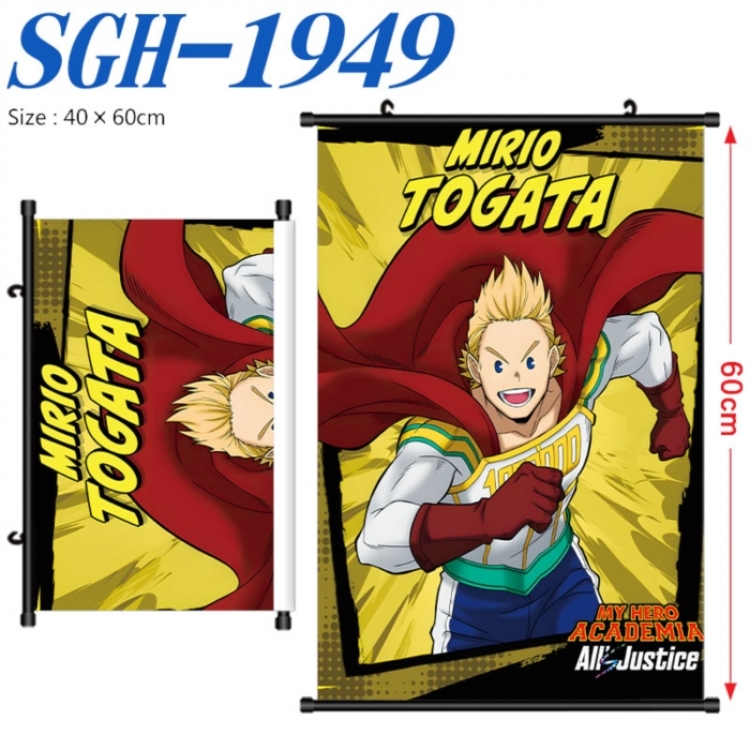 My Hero Academia Anime digital printed pole style hanging picture Wall Scroll 40x60cm