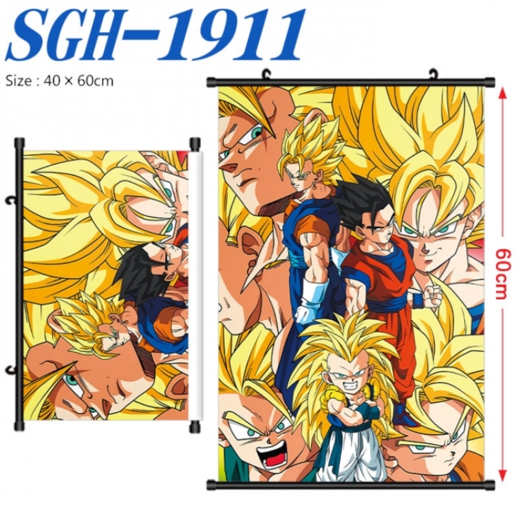 DRAGON BALL Anime digital printed pole style hanging picture Wall Scroll 40x60cm