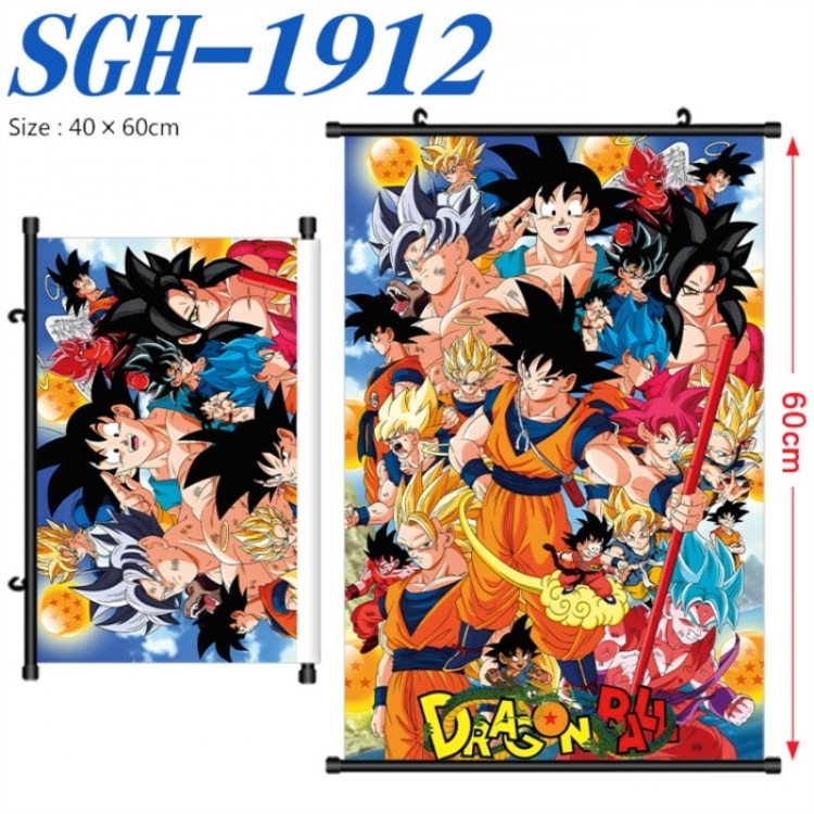 DRAGON BALL Anime digital printed pole style hanging picture Wall Scroll 40x60cm