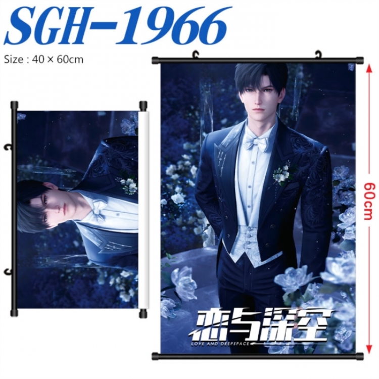 Love and Deepspace Anime digital printed pole style hanging picture Wall Scroll 40x60cm