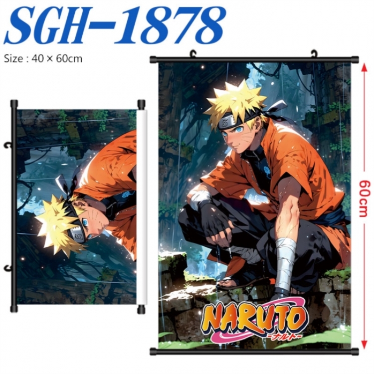 Naruto Anime digital printed pole style hanging picture Wall Scroll 40x60cm