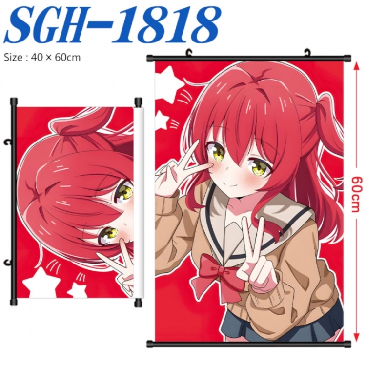 BOCCHI THE ROCK!  Anime digital printed pole style hanging picture Wall Scroll 40x60cm