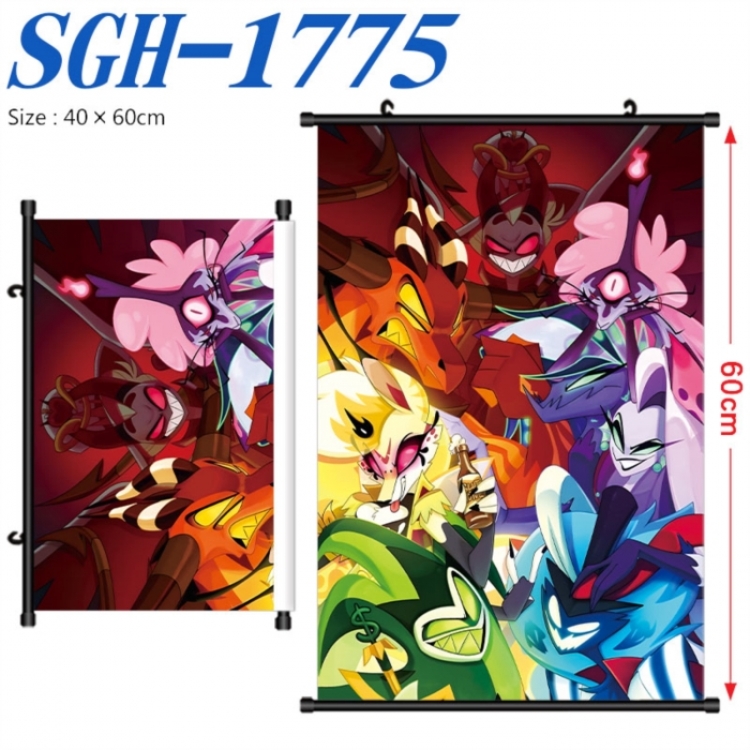 Hazbin Hotel Anime digital printed pole style hanging picture Wall Scroll 40x60cm