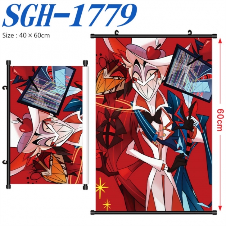 Hazbin Hotel Anime digital printed pole style hanging picture Wall Scroll 40x60cm