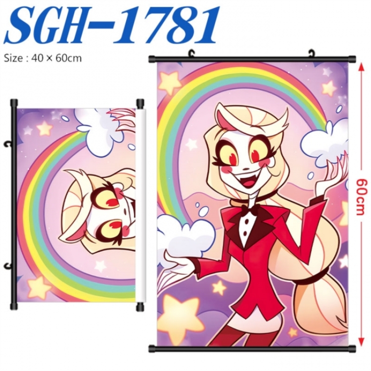 Hazbin Hotel Anime digital printed pole style hanging picture Wall Scroll 40x60cm
