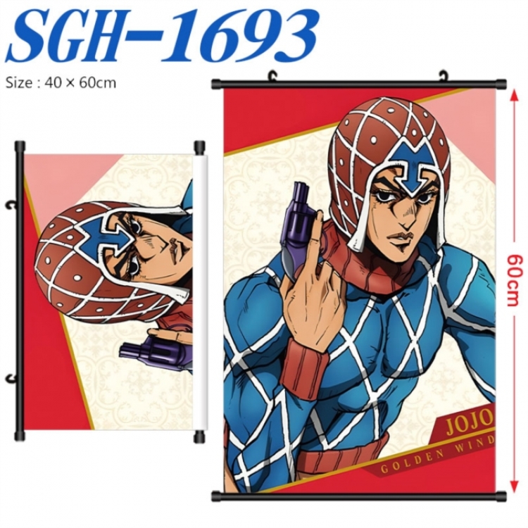 JoJos Bizarre Adventure Anime digital printed pole style hanging picture Wall Scroll 40x60cm