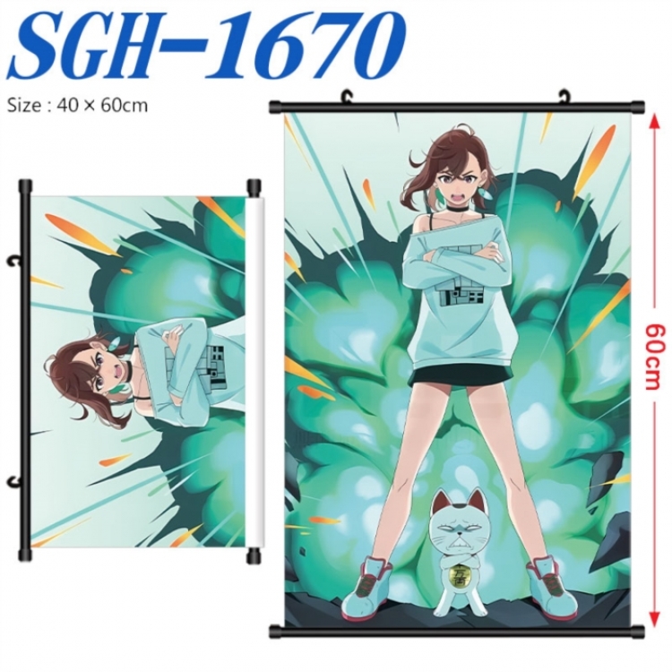DANDADAN Anime digital printed pole style hanging picture Wall Scroll 40x60cm